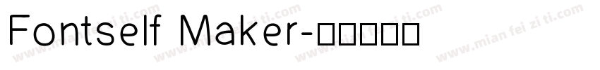 Fontself Maker字体转换